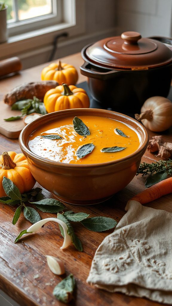 creamy pumpkin sage stew creamy pumpkin sage stew