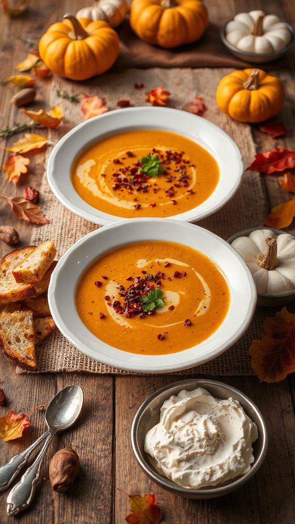 creamy pumpkin soup delight