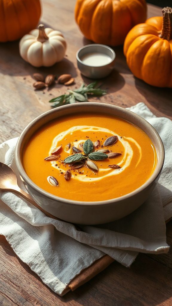 creamy pumpkin soup recipe