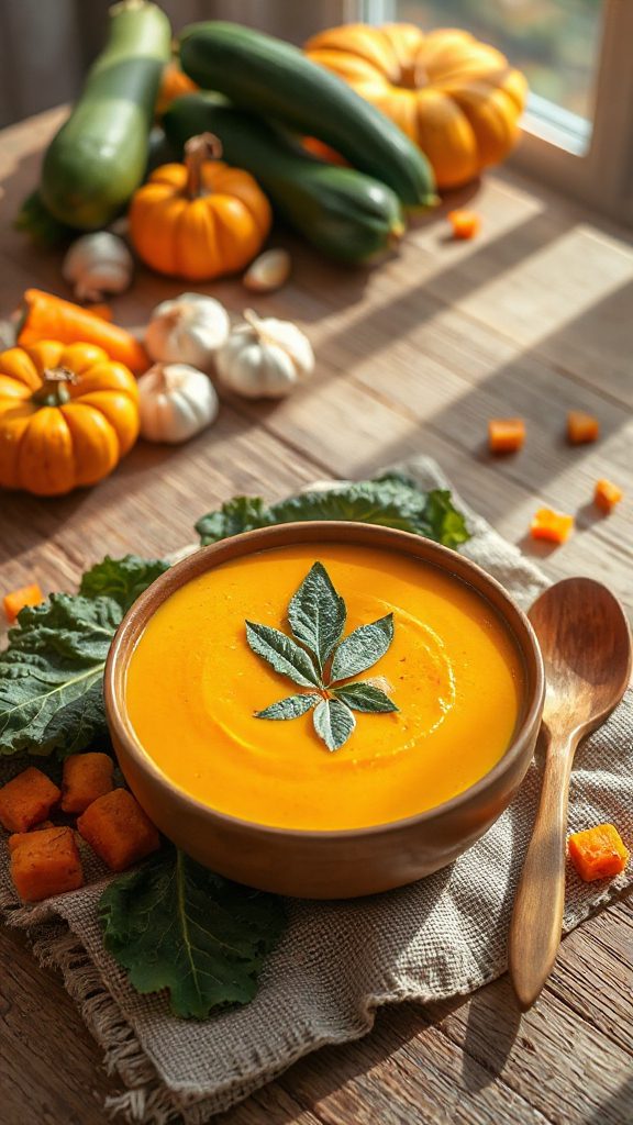 creamy pumpkin soup recipe