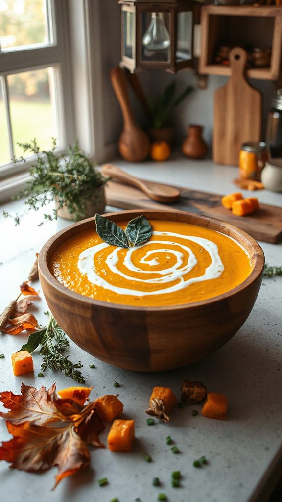 creamy pumpkin soup recipe