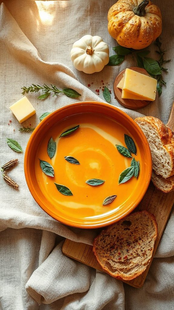 creamy pumpkin soup recipe