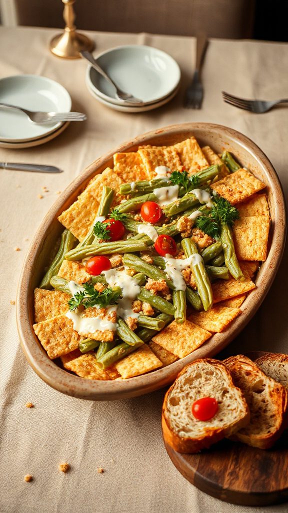 creamy ranch green bean bake