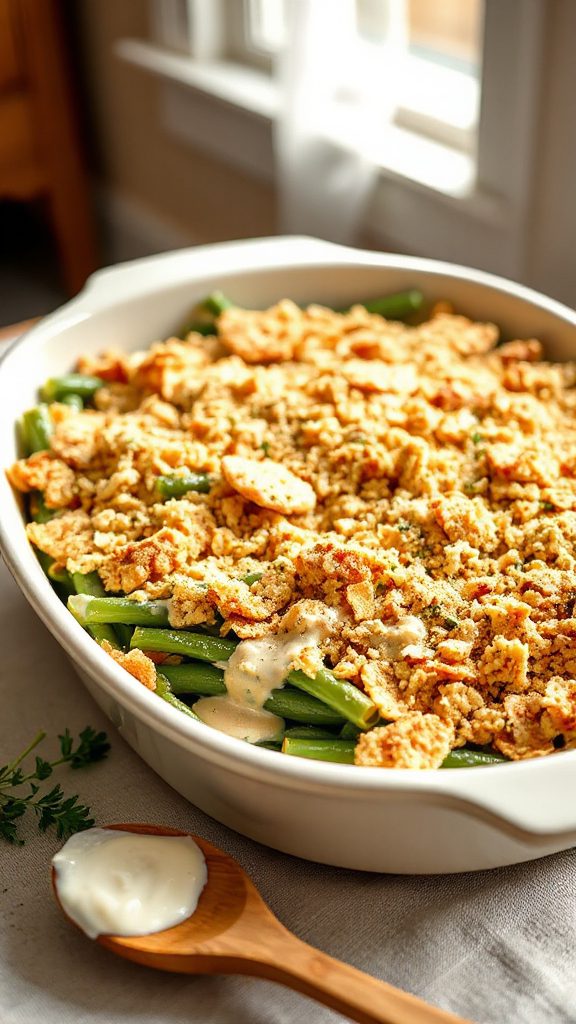creamy ranch green bean casserole creamy ranch green bean casserole