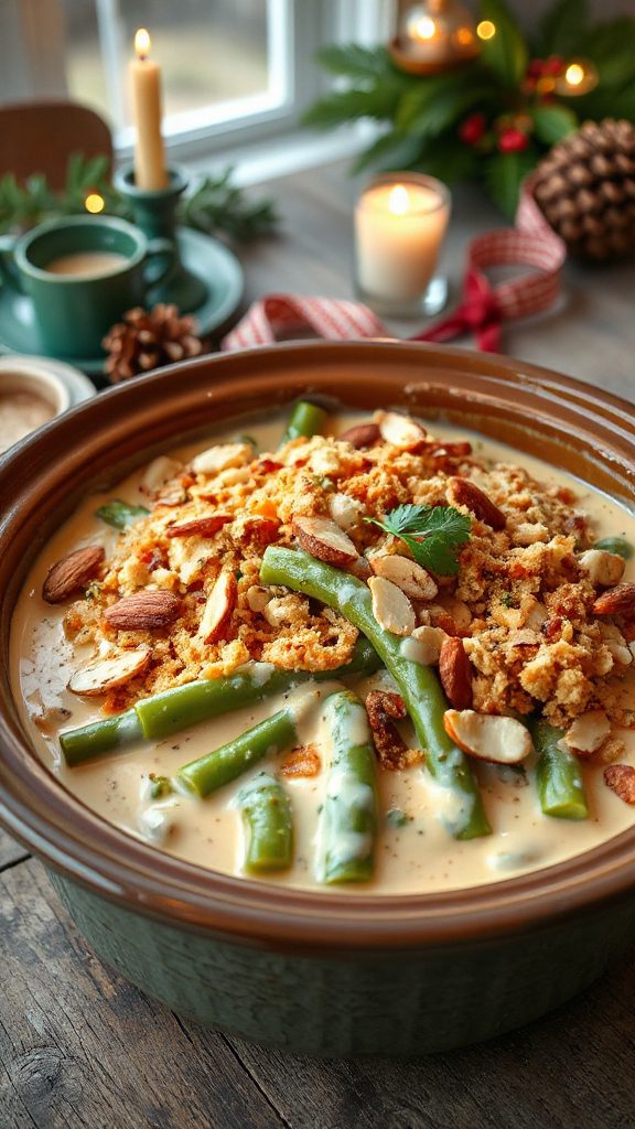 creamy ranch green beans