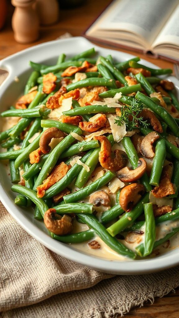 creamy ranch mushroom casserole
