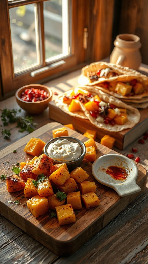 creamy roasted butternut squash tacos creamy roasted butternut squash tacos