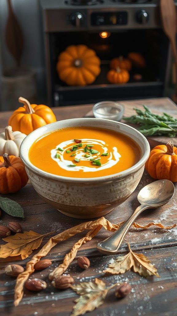 creamy roasted pumpkin soup creamy roasted pumpkin soup