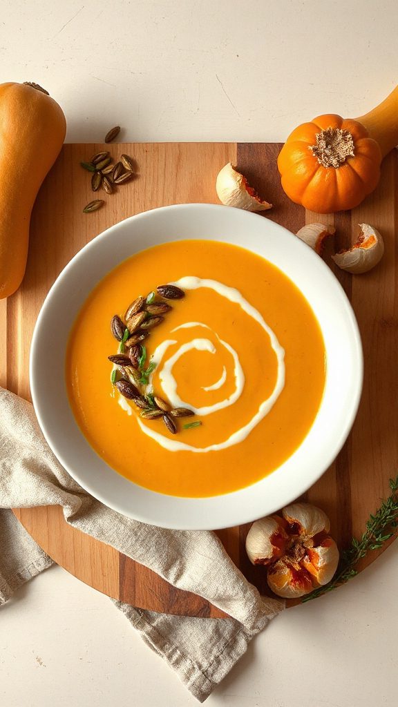 creamy roasted squash bisque