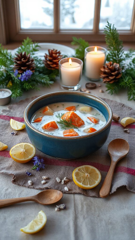 creamy salmon potato soup creamy salmon potato soup