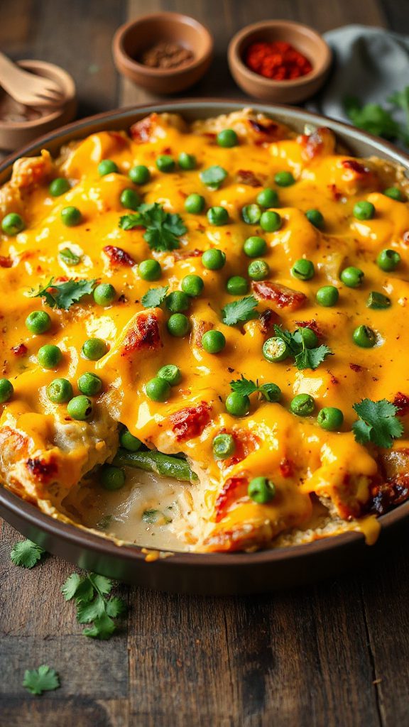 creamy southwest chicken casserole