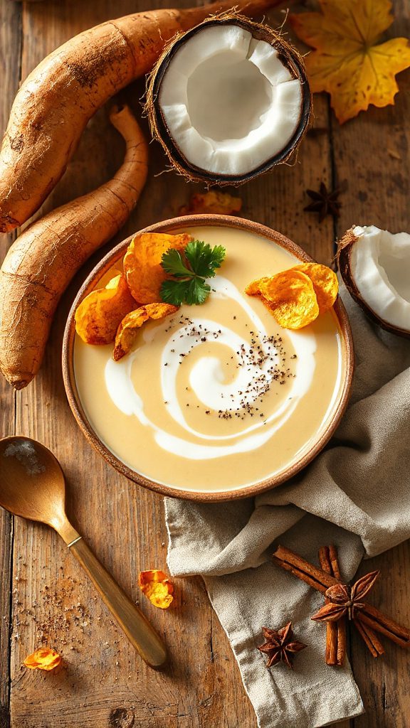 creamy spiced parsnip soup creamy spiced parsnip soup