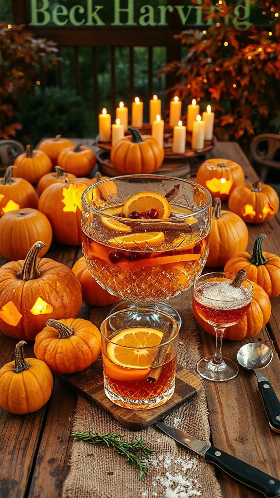 creamy spiced pumpkin punch