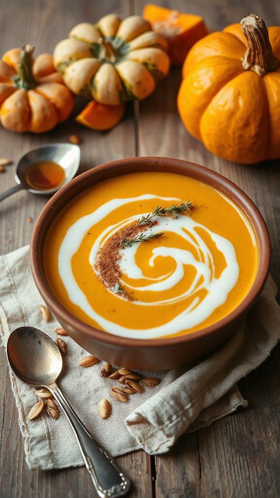 creamy spiced pumpkin soup creamy spiced pumpkin soup