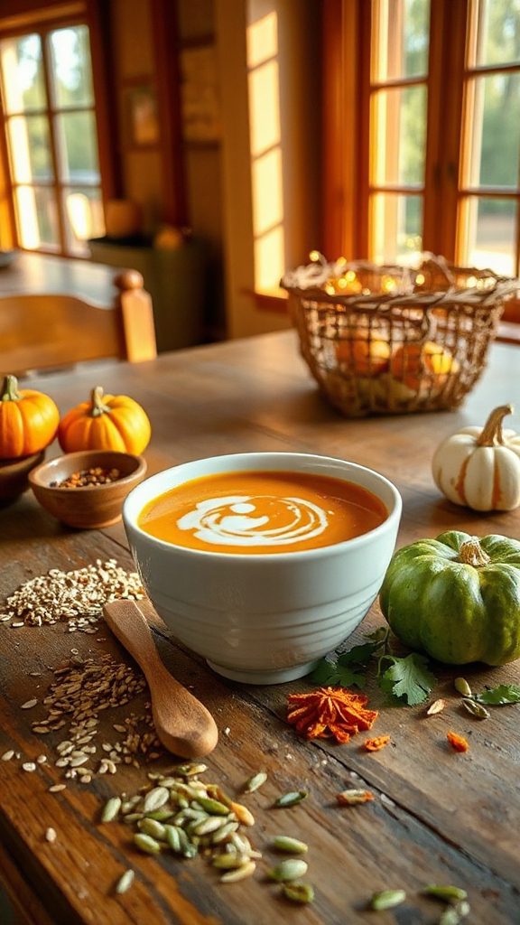 creamy spiced pumpkin soup creamy spiced pumpkin soup