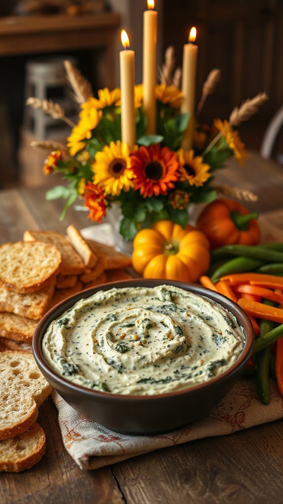 creamy spinach artichoke dip