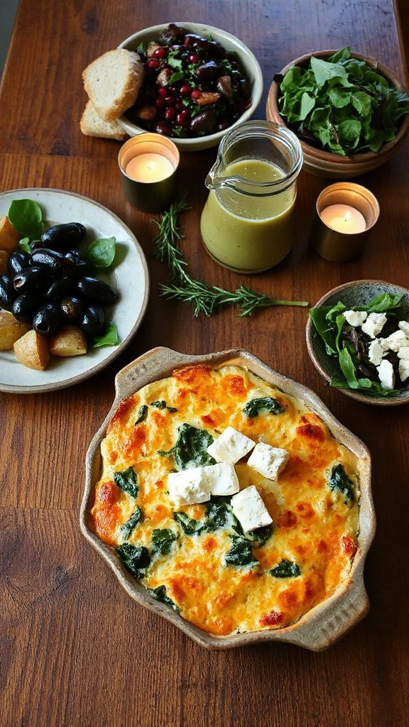creamy spinach feta gratin creamy spinach feta gratin