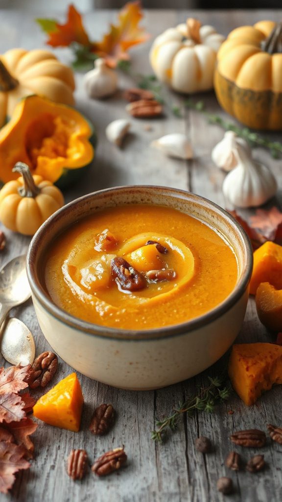 creamy squash onion soup