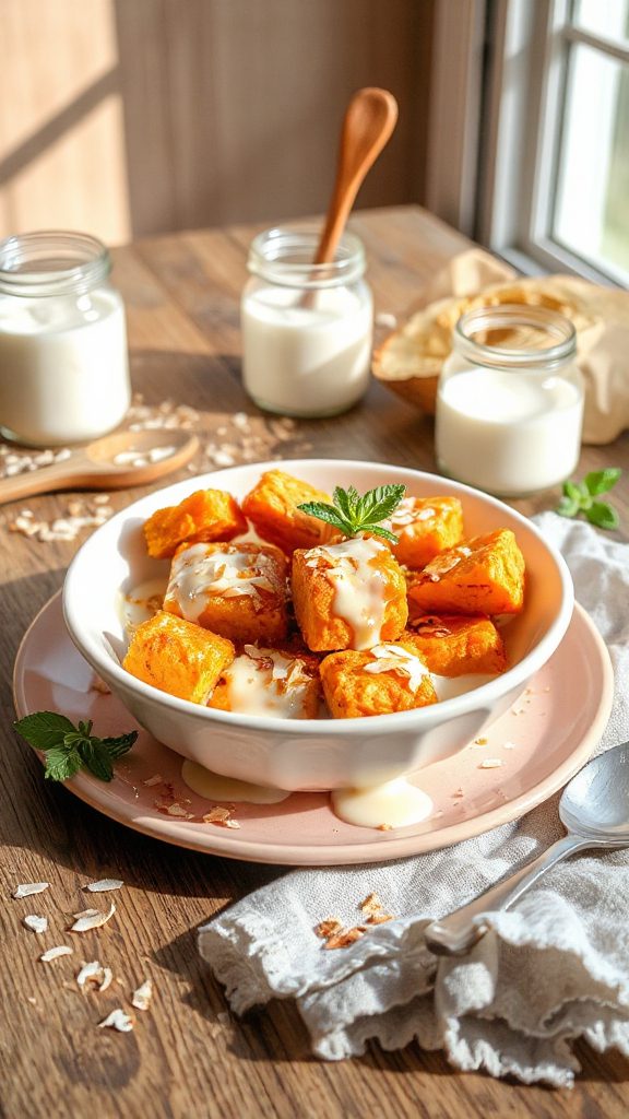 creamy sweet potato dessert