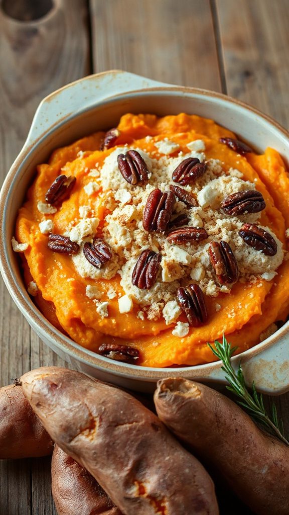 creamy sweet potato mash