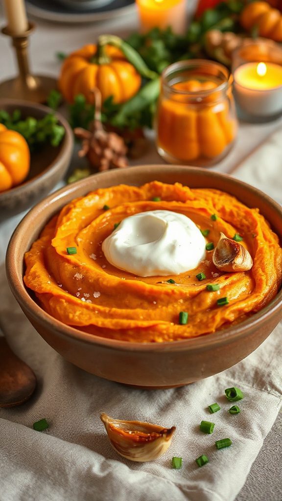creamy sweet potato mash