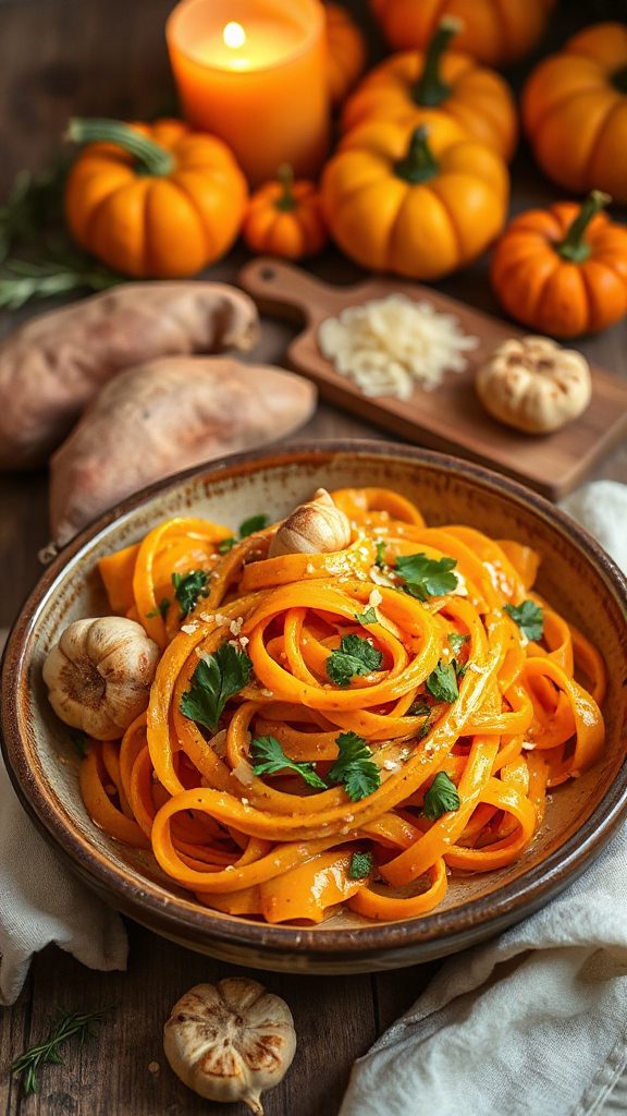 creamy sweet potato pasta creamy sweet potato pasta