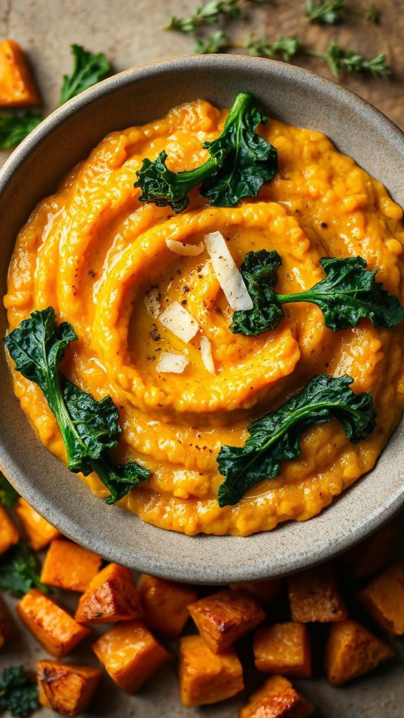 creamy sweet potato risotto