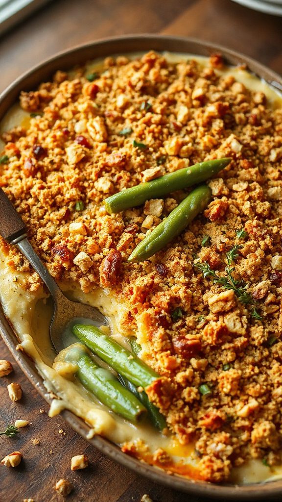 creamy swiss cheese casserole