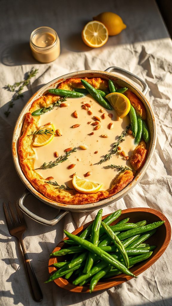 creamy tahini green beans creamy tahini green beans