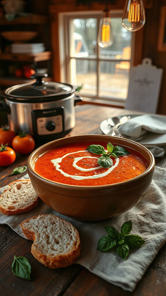 creamy tomato basil soup