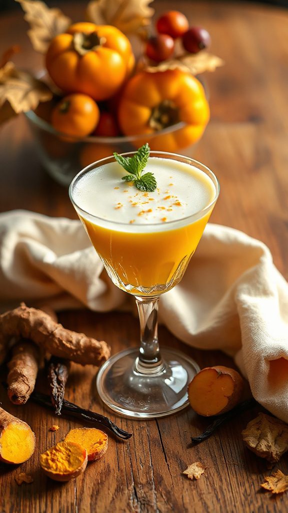 creamy turmeric vanilla cocktail creamy turmeric vanilla cocktail