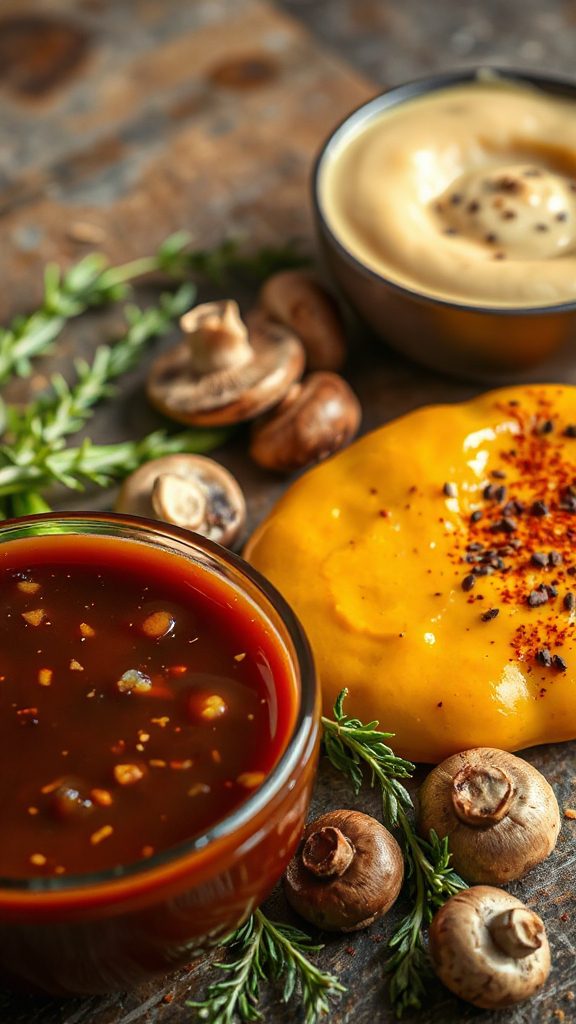 creamy vegan green beans