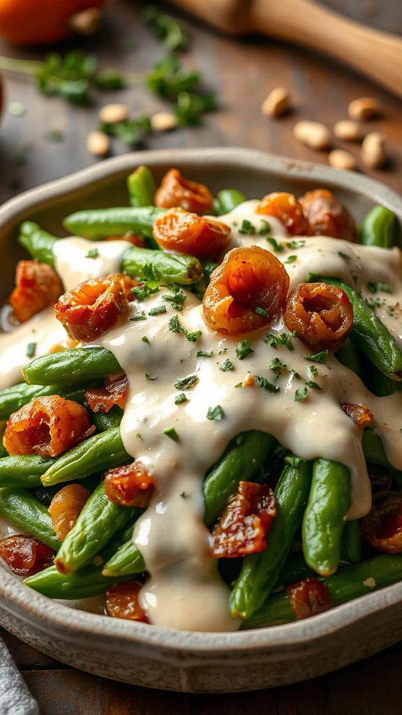 creamy vegan green casserole creamy vegan green casserole