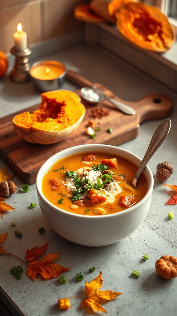 creamy vegetarian butternut chili
