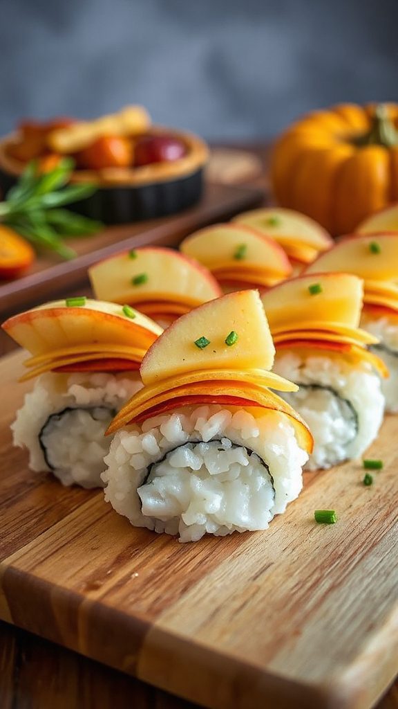 creative autumn sushi twist