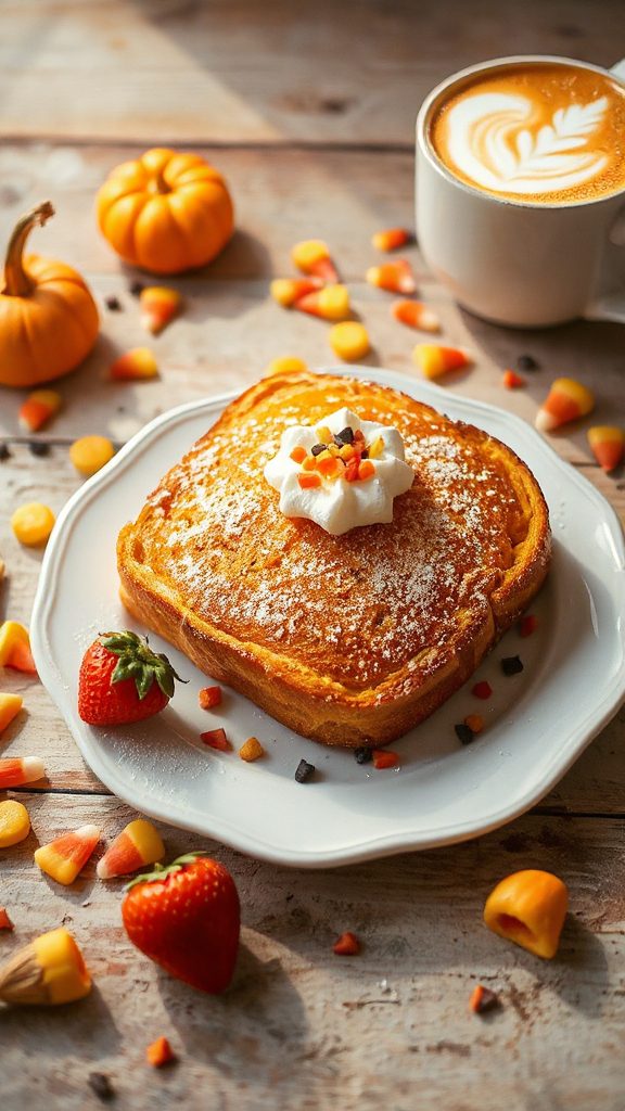 creative halloween breakfast delight