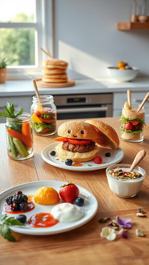 creative vegetable face fun