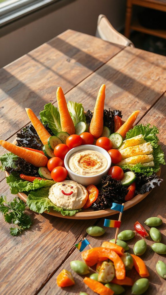 creative veggie snack fun