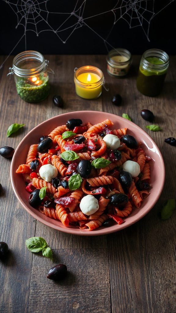 creepy beetroot pasta salad