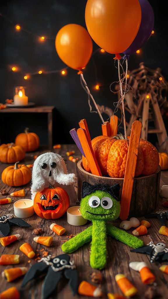 creepy carambar halloween craft