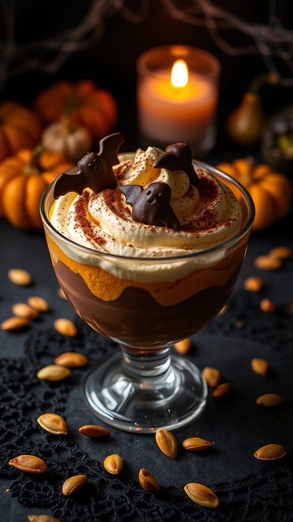 creepy chocolate pumpkin delight
