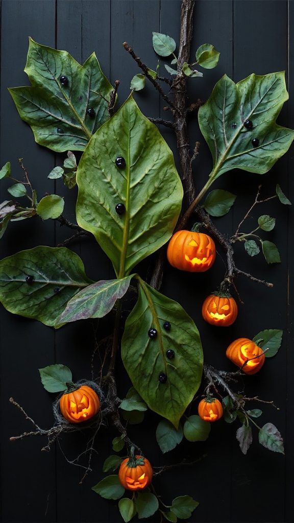 creepy eucalyptus halloween wall art creepy eucalyptus halloween wall art