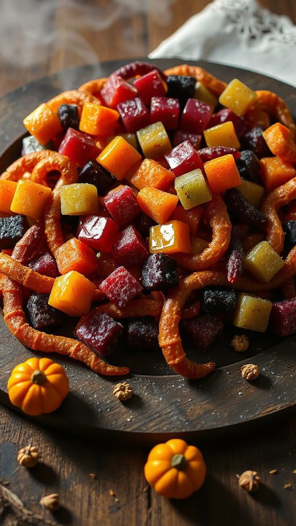 creepy gummy worm recipe