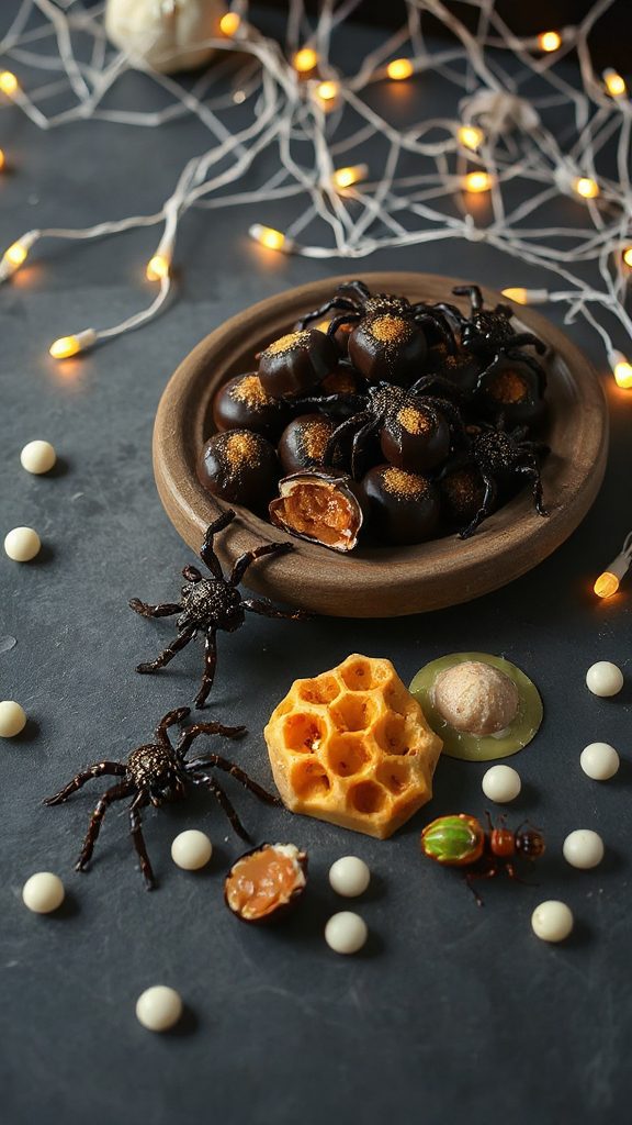 creepy insect praline treats