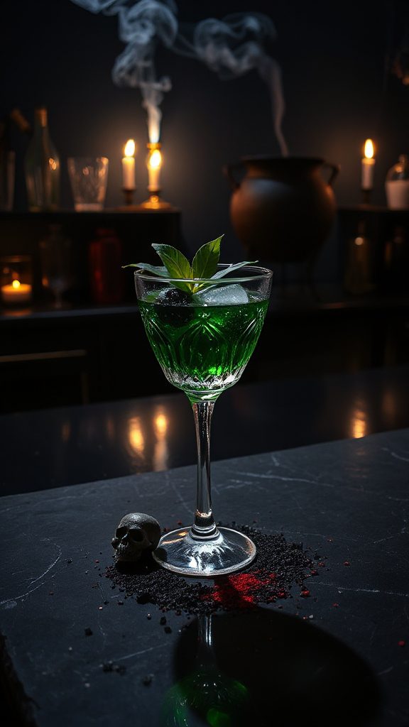 creepy tarragon infused cocktails