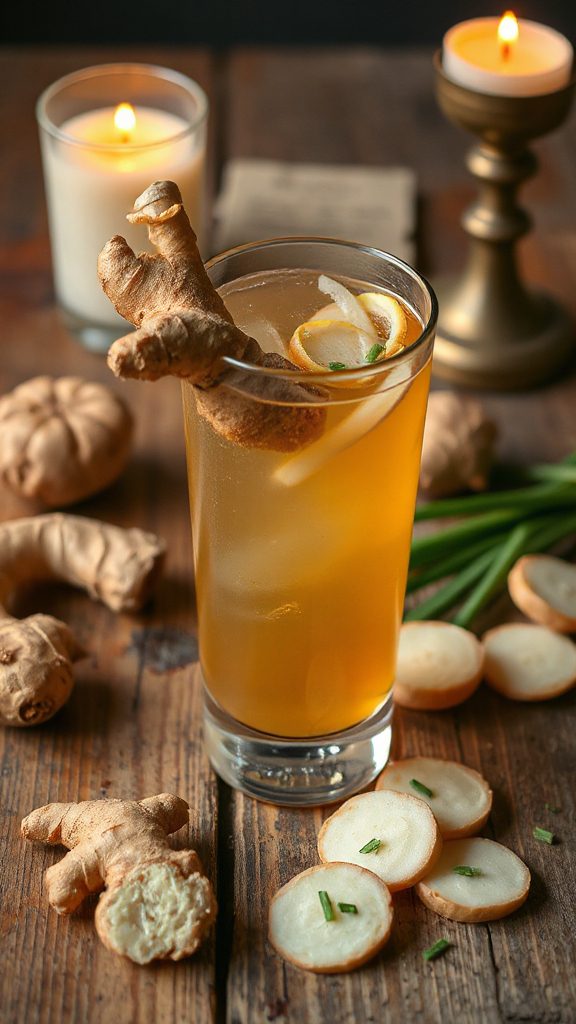 crisp celeriac ginger cocktail crisp celeriac ginger cocktail