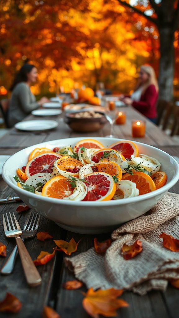 crisp citrus fennel salad