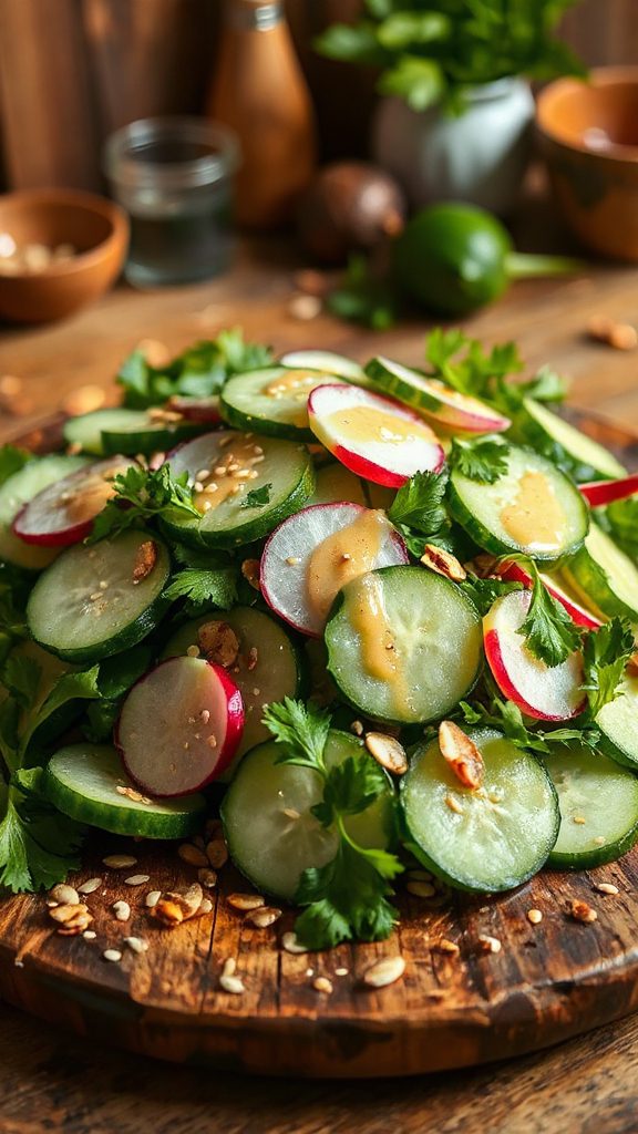 crisp cucumber salad recipe