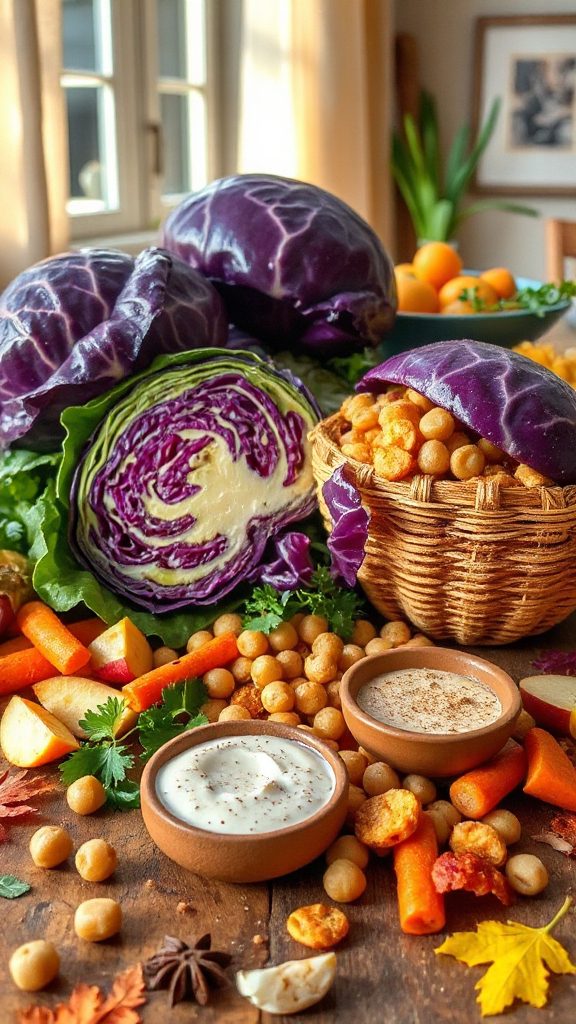 crisp flavorful chickpea salad