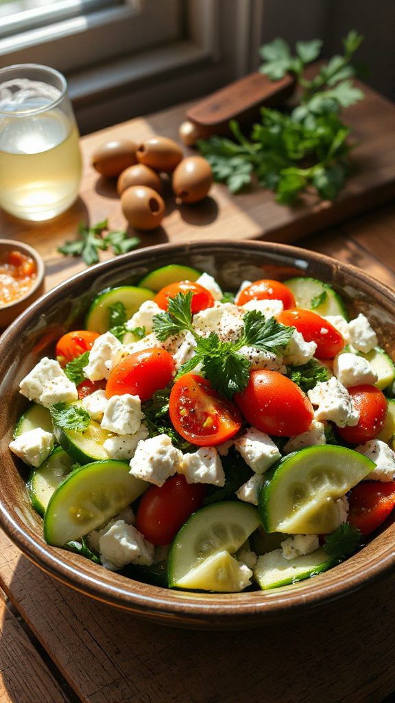 crisp tangy summer salad